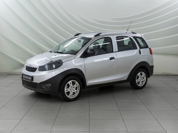 2014 Chery IndiS (S18D) I, серебристый - вид 2