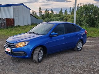 2019 Lada (ВАЗ) Granta I Рестайлинг, синий, 720000 рублей, вид 1