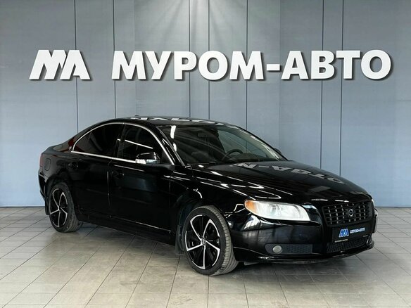 2008 Volvo S80 II, чёрный, 950000 рублей