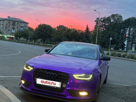 2013 Audi A4 IV (B8) Рестайлинг, фиолетовый, 1850000 рублей, вид 2