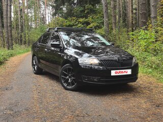 2017 Skoda Rapid I, чёрный, 1270000 рублей, вид 3