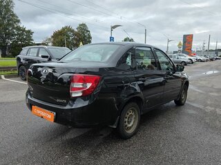 2014 Lada (ВАЗ) Granta I, чёрный, 259000 рублей, вид 4