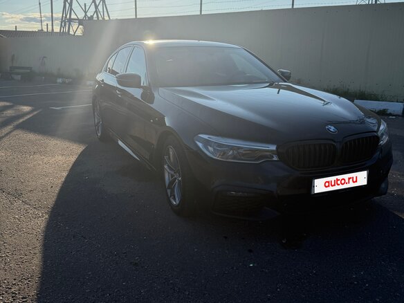 2019 BMW 5 серии 530i xDrive VII (G30/G31/G38), чёрный - вид 2