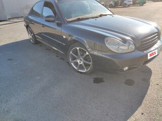 2006 Hyundai Sonata ТагАЗ IV (EF) Рестайлинг, чёрный, 620000 рублей, вид 1