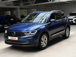 2021 Volkswagen Tiguan II Рестайлинг, синий, 2460000 рублей, вид 3