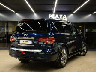 2016 Infiniti QX80 I Рестайлинг, синий, 3199000 рублей, вид 4