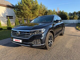 2020 Volkswagen Touareg III, синий, 6500000 рублей, вид 1