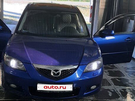 2006 Mazda 3 I (BK) Рестайлинг, синий, 500000 рублей, вид 1