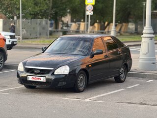 2008 Lada (ВАЗ) Priora I, чёрный, 210000 рублей, вид 1