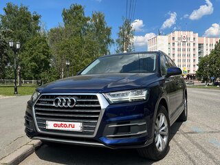 2019 Audi Q7 II (4M), синий, 3450000 рублей, вид 2
