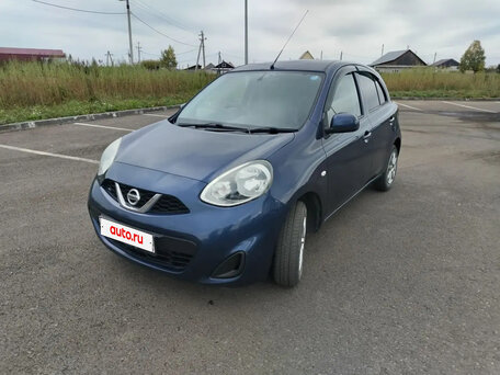 2018 Nissan March IV (K13) Рестайлинг, синий, 860000 рублей, вид 1