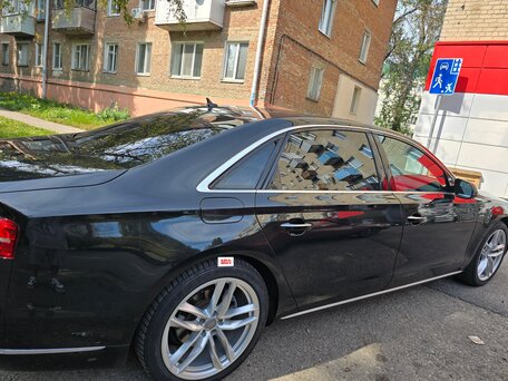 2014 Audi A8 Long III (D4) Рестайлинг, чёрный, 2680000 рублей, вид 4