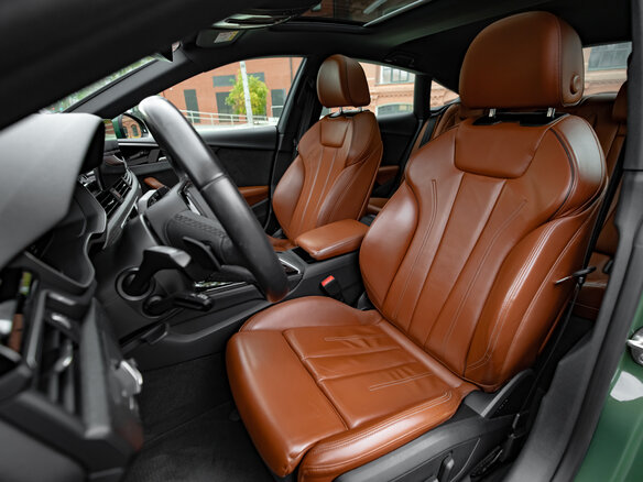 2021 Audi A5 Sportback 45 TFSI II (F5) Рестайлинг, зелёный, 4300000 рублей - вид 13