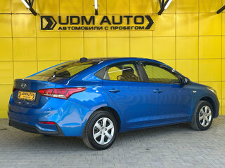 2017 Hyundai Solaris II, синий, 890000 рублей, вид 4