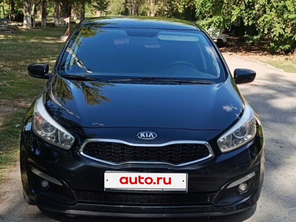 2015 Kia Ceed II Рестайлинг, чёрный, 1350000 рублей