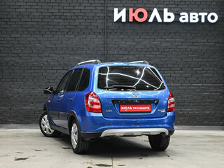 2017 Lada (ВАЗ) Kalina Cross II, синий, 570000 рублей, вид 4