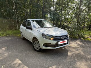 2021 Lada (ВАЗ) Granta I Рестайлинг, белый, 610000 рублей, вид 2
