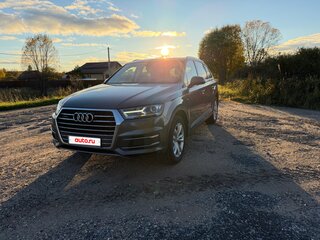 2018 Audi Q7 II (4M), серый, 4250000 рублей, вид 4