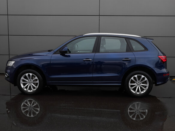 2015 Audi Q5 I (8R) Рестайлинг, синий, 1898000 рублей - вид 7