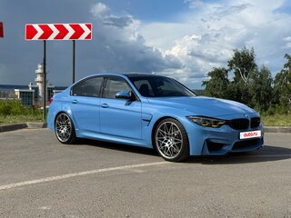 2017 BMW M3 V (F80), голубой, 6550000 рублей, вид 3