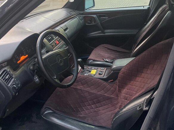 1997 Mercedes-Benz E-Класс 280 II (W210, S210), синий, 600000 рублей - вид 8