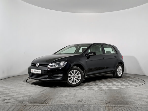 2014 Volkswagen Golf VII, чёрный, 835000 рублей