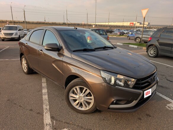 2016 Lada (ВАЗ) Vesta I, коричневый, 720000 рублей