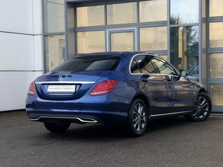 2016 Mercedes-Benz C-Класс 180 IV (W205), синий, 1990000 рублей, вид 4