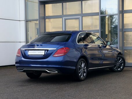 2016 Mercedes-Benz C-Класс 180 IV (W205), синий, 1990000 рублей, вид 4