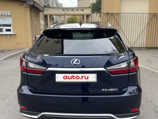 2021 Lexus RX 450h IV Рестайлинг, синий, 5150000 рублей, вид 3