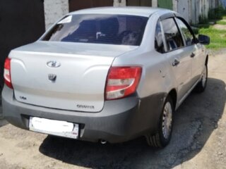 2015 Lada (ВАЗ) Granta I, серебристый, 335000 рублей, вид 2
