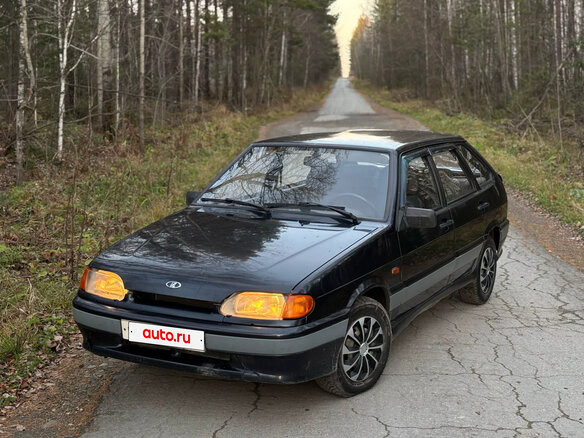 2007 Lada (ВАЗ) 2114, чёрный, 119000 рублей
