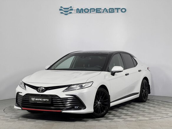 2021 Toyota Camry VIII (XV70) Рестайлинг, белый