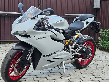 2014 Ducati 899 Panigale, белый, 850000 рублей, вид 1