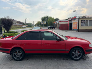 1991 Audi 100 IV (C4), красный, 380000 рублей, вид 4