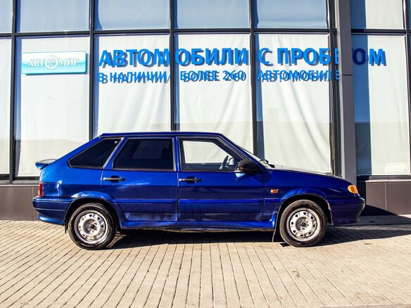 2007 Lada (ВАЗ) 2114, синий, 120000 рублей - вид 5