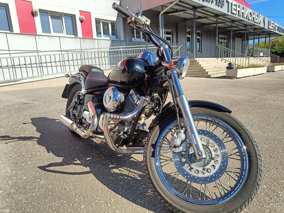 1999 Yamaha XVS400 Drag Star, чёрный, 330000 рублей - вид 9