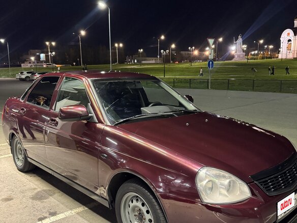2010 Lada (ВАЗ) Priora I, пурпурный, 345000 рублей - вид 4