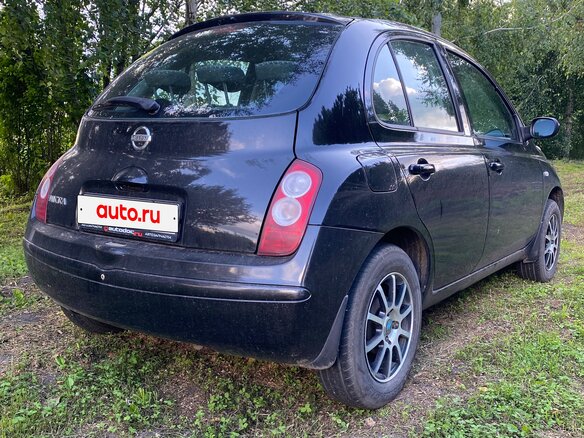 2006 Nissan Micra III (K12), чёрный, 600000 рублей - вид 7