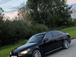 2008 BMW 5 серии 520d V (E60/E61) Рестайлинг, чёрный, 1050000 рублей, вид 4