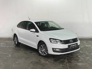 2019 Volkswagen Polo V Рестайлинг, белый, 1150000 рублей, вид 3