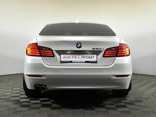 2014 BMW 5 серии 520i VI (F10/F11/F07) Рестайлинг, белый, 1860000 рублей, вид 5
