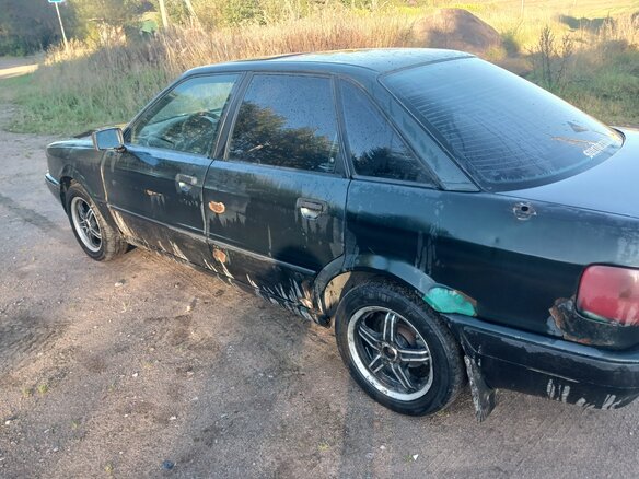 1992 Audi 80 V (B4), зелёный, 109000 рублей - вид 4