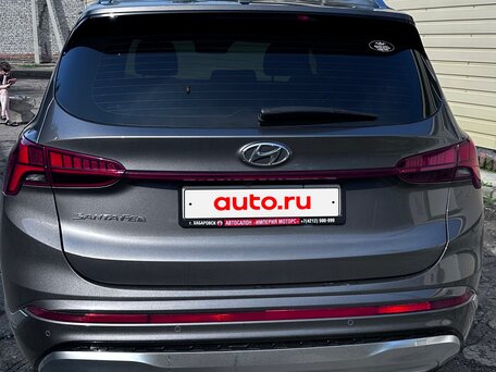 2020 Hyundai Santa Fe IV Рестайлинг, серый, 3700000 рублей, вид 3