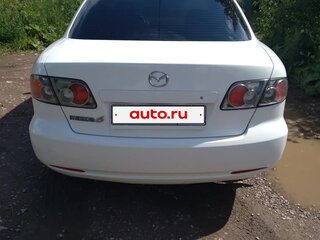 2006 Mazda 6 I (GG) Рестайлинг, белый, 400000 рублей, вид 4