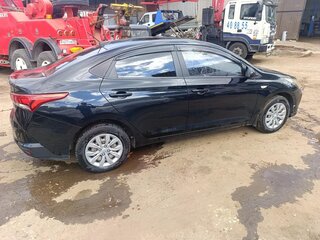2022 Hyundai Solaris II Рестайлинг, чёрный, 1161000 рублей, вид 3