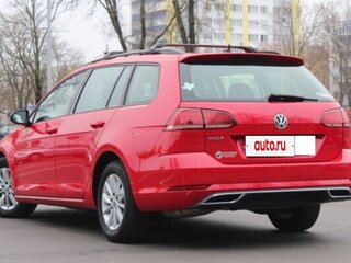 2019 Volkswagen Golf SportWagen VII Рестайлинг, красный, 1400000 рублей, вид 4