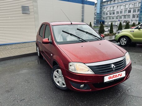 2010 Renault Logan I Рестайлинг, красный, 470000 рублей, вид 2
