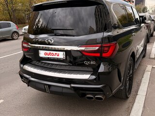 2019 Infiniti QX80 I Рестайлинг 2, чёрный, 6300000 рублей, вид 4