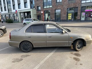 2008 Hyundai Accent ТагАЗ II, бежевый, 215000 рублей, вид 4